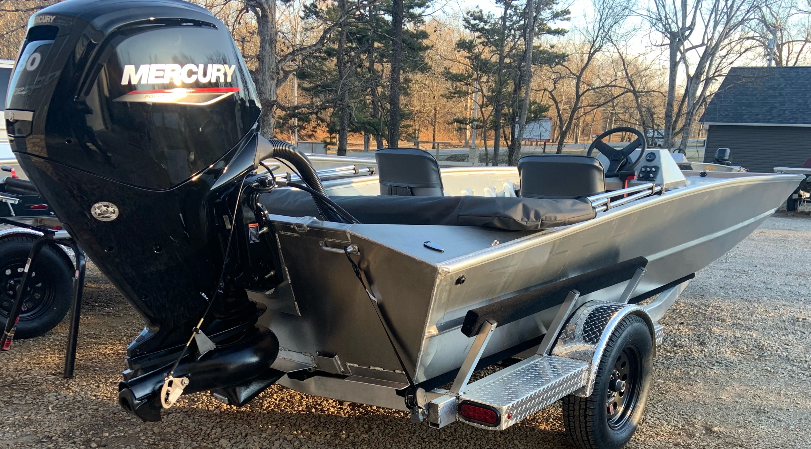 Black Pearl- Aluminum Boat Trailer 16'-21'